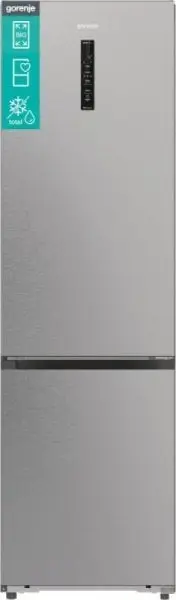 Frigorifer Gorenje NRB620E61X4WFE, 413L, 203 cm, Inox