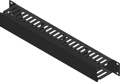 Mbulesë rrëshqitëse rack Lanview RAO400BL-24, 19", 482mm, e zezë - 1