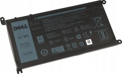 Bateri laptopi Dell Main Battery Pack, 11.4V, 3500mAh, e zezë - 1