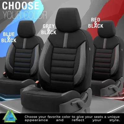 Mbulesë sediljeje makine Otom OT74047, tekstil, e zezë - 3