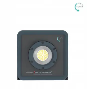 Prozhektor pune LED Scangrip NOVA R 03.6201, 2000 lumen, me bateri rikarikueshme, gri