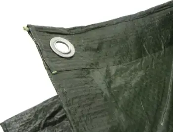 Mbulesë plastike GEKO Tarpaulin Heavy 3x4m, e papërshkueshme nga uji, e gjelbër