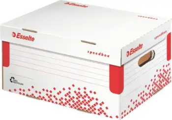 Kuti arkivimi Esselte Speedbox, A4, hapje nga lart, kafe
