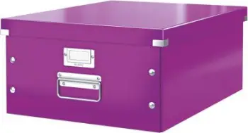 Kuti arkivimi Leitz Click & Store WOW, madhësi e madhe, A3, vjollcë