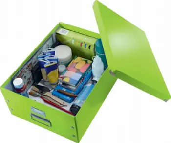 Kuti arkivimi Leitz WOW Click & Store Large, formati A3, metalike