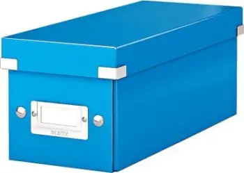 Kuti arkivimi për CD Leitz Click &amp; Store, karton i fortë, blu