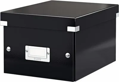 Kuti arkivore Leitz Click & Store Small, format A5, karton i laminuar, e zezë - 1