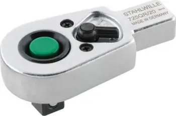 Çelës revole Stahlwille Plug in Ratchet 1/2" QuickRelease 58253020, sistem 1/2", krom vanadium, argjendtë