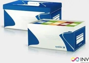 Kuti arkivimi VauPe ARCHIVE BOX VAUPE SYSTEM, karton i valëzuar, me kapak, kafe