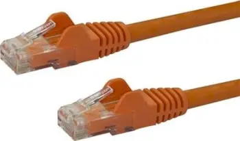 Kabllo rrjeti StarTech.com CAT6, 50cm, Gigabit Ethernet, portokalli