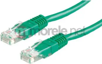 Kabllo rrjeti Value, RJ-45 - RJ-45, 2 m, e gjelbër