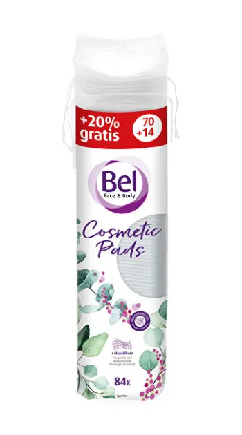 Pambuk kozmetik Bel Face & Body Cosmetic, 70 + 14 copë