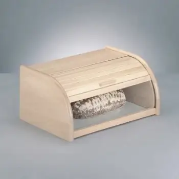 Kuti buke Zeller Bread Box 20463, dizajn modern, e bardhë