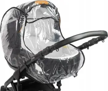 Mbulesë shiu për karrocë Caretero Stroller Raincoat, universale, transparente