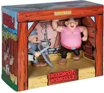 Set figurash TISSO TOYS Kajko and Kokosz, Kokosz dhe Kaprali, lodra koleksionare shumëngjyrëshe