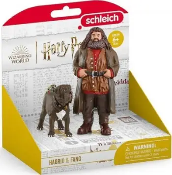 Set figurina Schleich Harry Potter Hagrid dhe Fang, 2 pjesë, multicolor