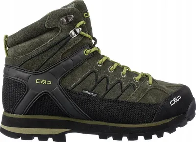 Këpucë trekking CMP Moon Low M 31Q4787 E980, membranë Waterproof, shollë Vibram, jeshile - 1