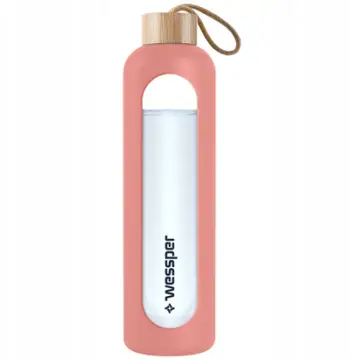 Mbulesë silikoni Wessper ActiveMax, për shishe 1L, rozë