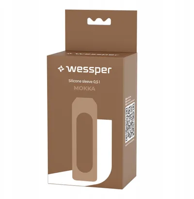 Mbulesë silikoni Wessper B1 BOROSILICATE, për shishe motivuese, Mocha - 3
