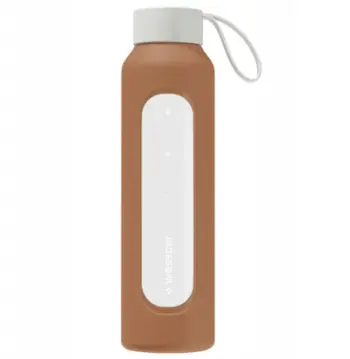 Mbulesë silikoni Wessper B1 BOROSILICATE, për shishe motivuese, Mocha