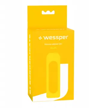 Mbulesë silikoni Wessper për shishe B1 Borosilicate 0.5L, e verdhë