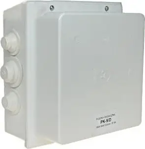 Kuti degëzimi Famatel PK-9/D, 6 hyrje kabllosh, IP54, gri