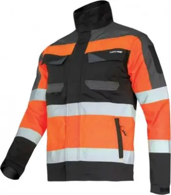 Xhaketë pune Lahti Pro Hi-Vis, S, e zezë/ portokalli