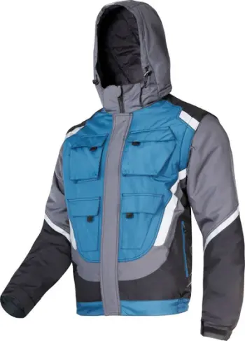 Xhaketë pune Lahti Pro Insulated, e izoluar, elementë reflektues, e zezë gri turke, L