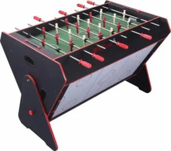 Tavolinë lojërash Game Table Rotating 3 in 1, bilardo, foosball, shumëngjyrëshe