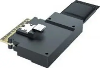 Kabllo serveri Supermicro CBL-SAST-1276F-100, SAS SATA, 0.76m, e zezë