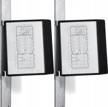 Panel afishimi magnetik Durable VARIO Wall 10, A4, i zi