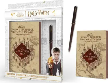 Set fletore dhe stilolaps Harry Potter Premium, format A5, faqe të vijuara, shumëngjyrësh