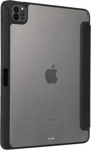 Mbulesë smart stand për tablet Apple iPad Pro 11 2024, TPU, funksion qëndrimi, e zezë - 1