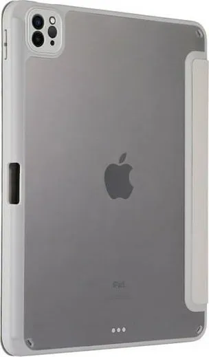 Mbulesë Smart Stand Beline për iPad Pro 11 2024, tip bookcase, e bardhë - 1