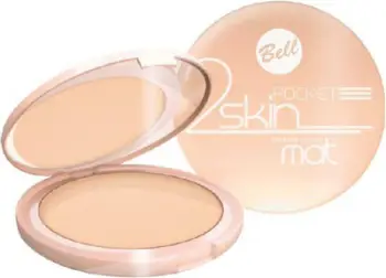 Pudër kompakte Bell 2Skin Pocket Mattifying Powder 41, efekt mat, nuanca transparente