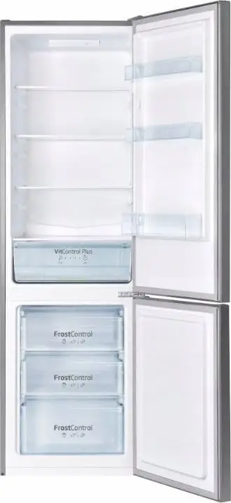 Frigorifer kombin Amica FK2525.4UNTX, 263L, klasë energjie E, inoks