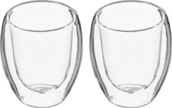 Set filxhanësh kafeje Secret de Gourmet, 2 copë, 80ml, xham transparent