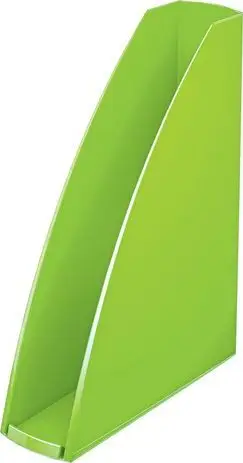 Kuti dokumentesh Staples Leitz WOW, gjerësi 7.5cm, metalike jeshile