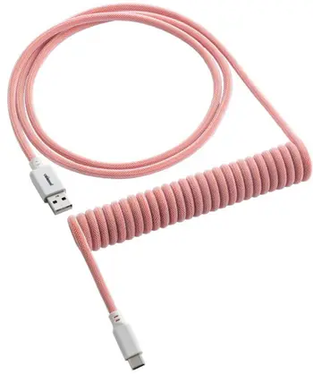 Kabllo spirale CableMod Classic, USB-C/USB-A, 1.5m, e gjelbër