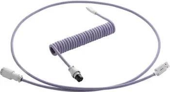 Kabllo spirale CableMod Pro, USB-C/USB-A, 1,5m, vjollcë