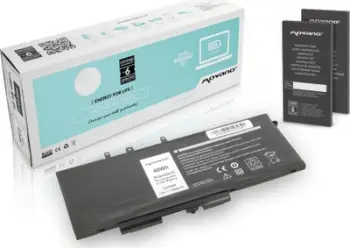 Bateri laptopi Movano për Dell Latitude 5490 5590, 8200mAh, e zezë