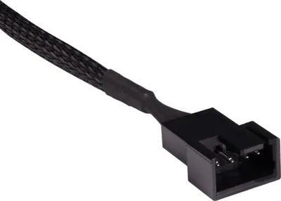 Kabllo splitter Alphacool 4 Pin në 4x 4 Pin PWM, 60 cm, i zi - 2