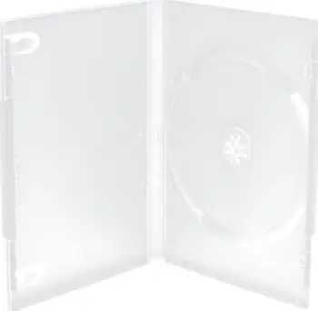 Kuti DVD MediaRange BOX30-T, për 1 disk, 14mm, transparente, set 5 copë