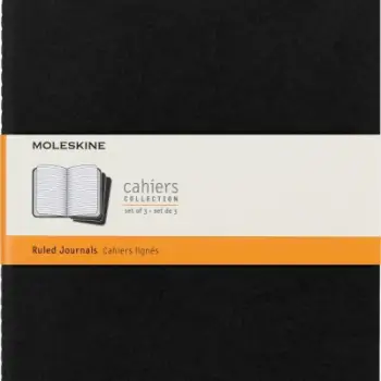 Set fletore Moleskine Cahier Journals XL, 19x25cm, të vijuara, 3 copë