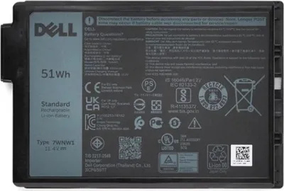Bateri laptopi Origin Storage Dell Latitude 3C, 51Wh, e zezë - 1