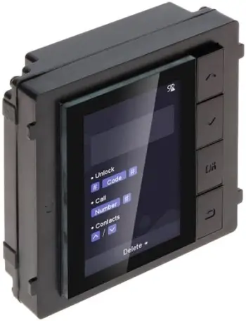 Panel dere interkomi Auerswald TFS-Universal Plus 2, montim në mur, për sistem telefoni, gri