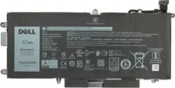 Bateri laptopi Origin Storage Dell Main Battery Pack, 7.6V, 7500mAh 60Wh, e zezë