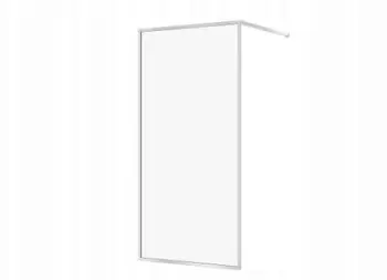 Panel dushi Cersanit LARGA Walk In, 100x200 cm, xham transparent 8 mm, krom