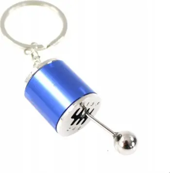 Çelësmbajtës Gearbox, dizajn kuti shpejtësie, blu