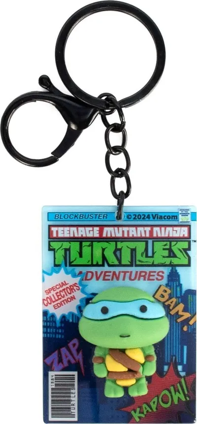 Çelësmbajtës ThumbsUP Ninja Turtles TMNT, figurë 3D, shumëngjyrësh - 1